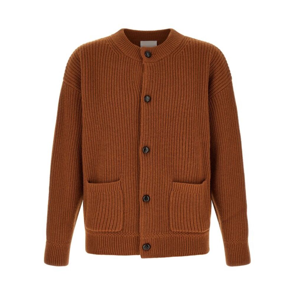 Isabel Marant Brown Merino Wool Men's Cardigan